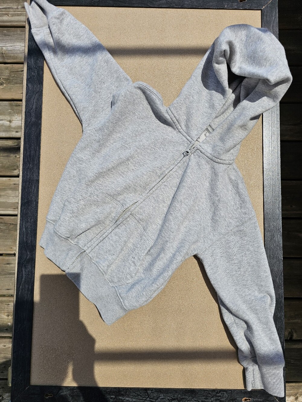 GAP Kids Grey Full Zip Hoodie | XS (4-5) | Cozy Fleece